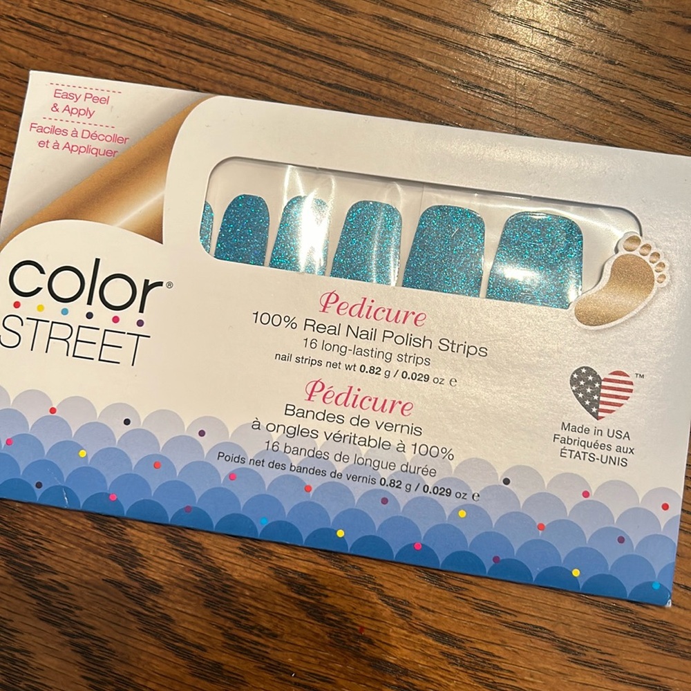 How Swede it is color street pedicure nails